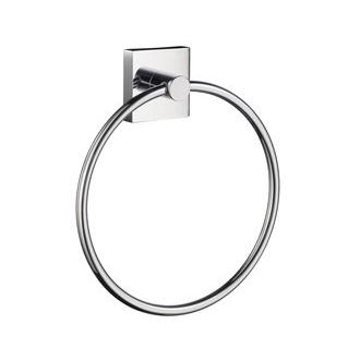 Smedbo RK344 6 3/4 in. Towel Ring in Polished Chrome from the House Collection